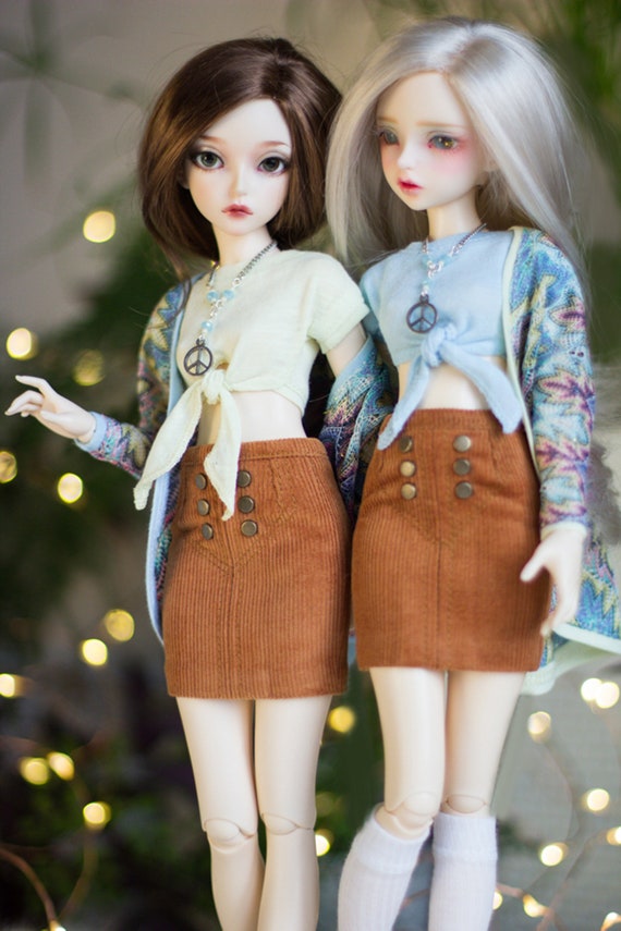 BJD MiniFee Top with a knot
