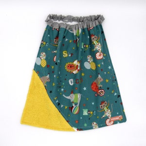 Napkin for canteen, school, waterproof, elasticated