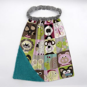 Napkin for canteen, school, waterproof, elasticated