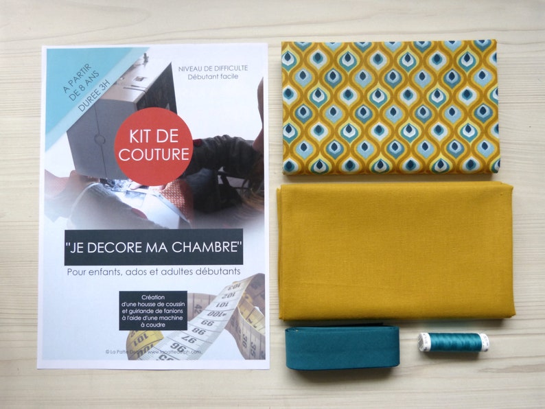 Kit Couture Débutant Enfants 5+ Ans - 6 Projets Créatifs : Sac, Oreiller, Porte-Clés | Cadeau Anniversaire Halloween