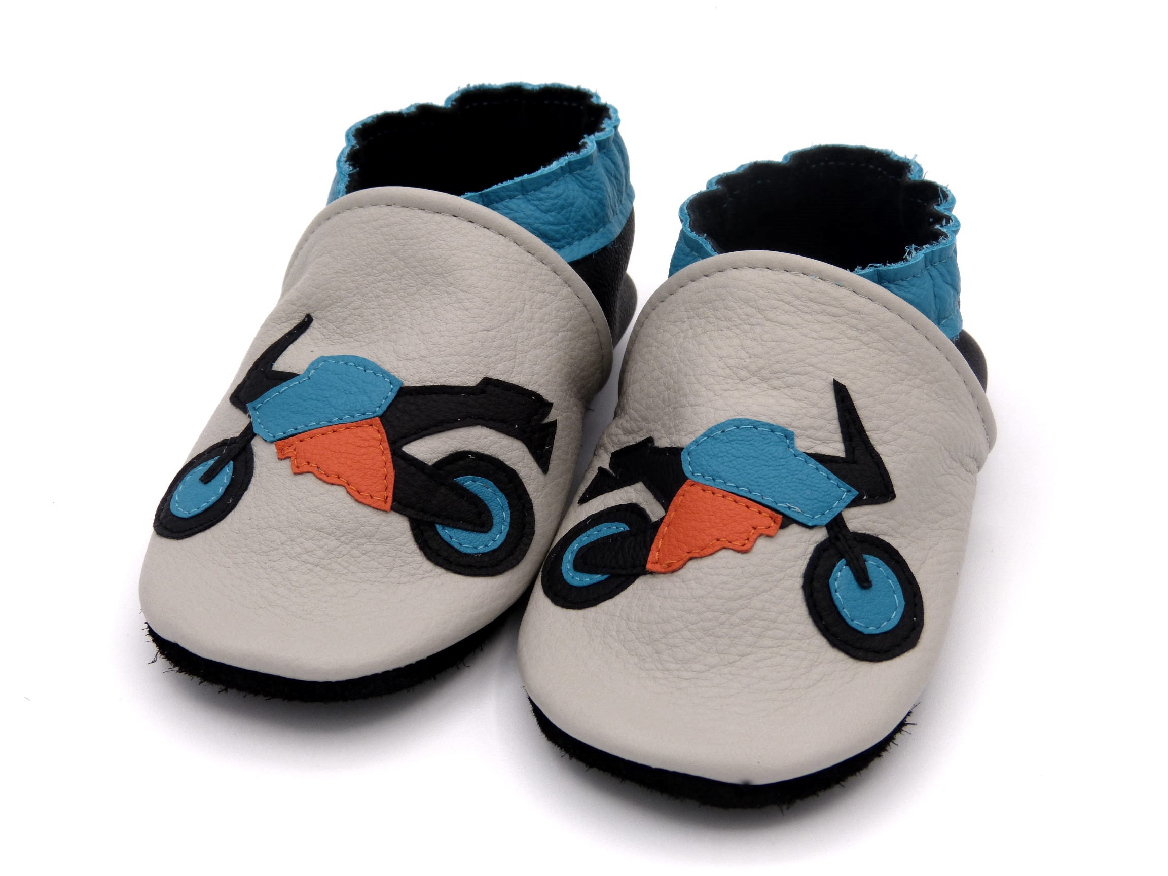 Chausson en cuir bebe garcon deals