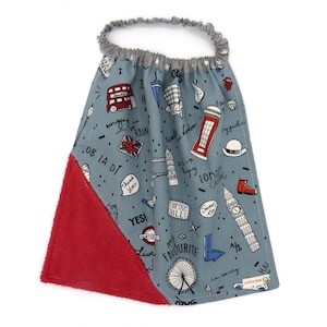 Waterproof, elasticated school canteen napkin