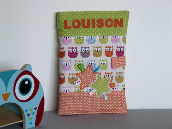 Protege Carnet De Sante Animaux De La Foret Renards A Broder A Personnaliser Au Prenom De Bebe Cadeaux Et Souvenirs Pour Nouveau Ne Produits Handmade Dwteam In