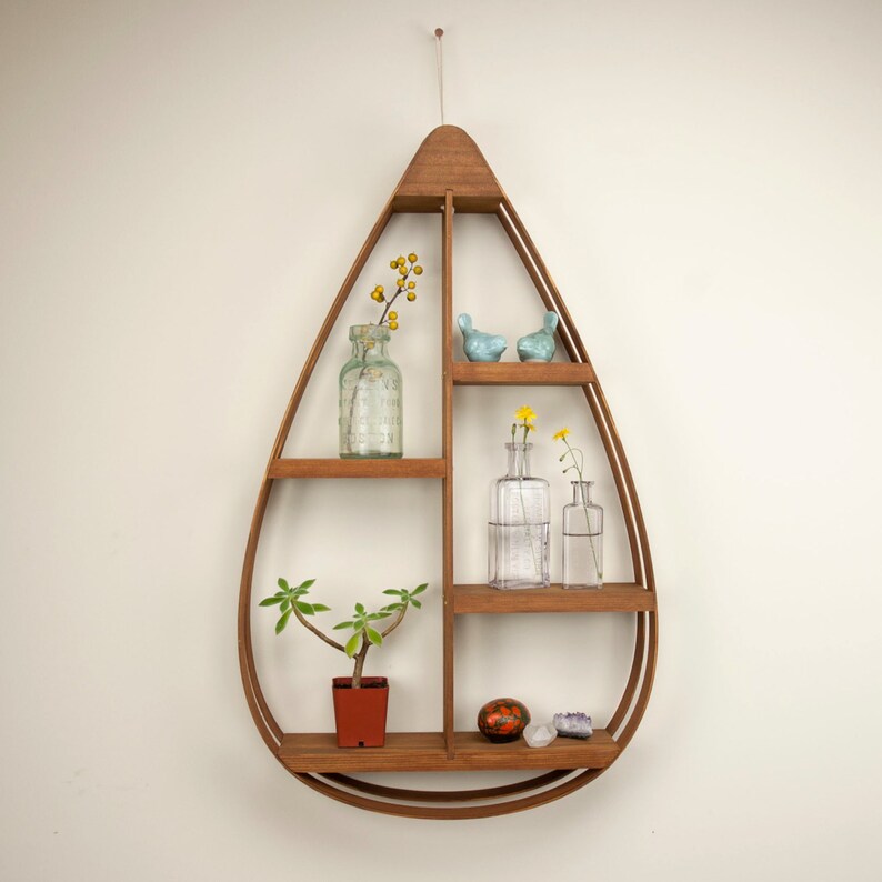 Mid Century Teardrop Shelf Modern Image 0