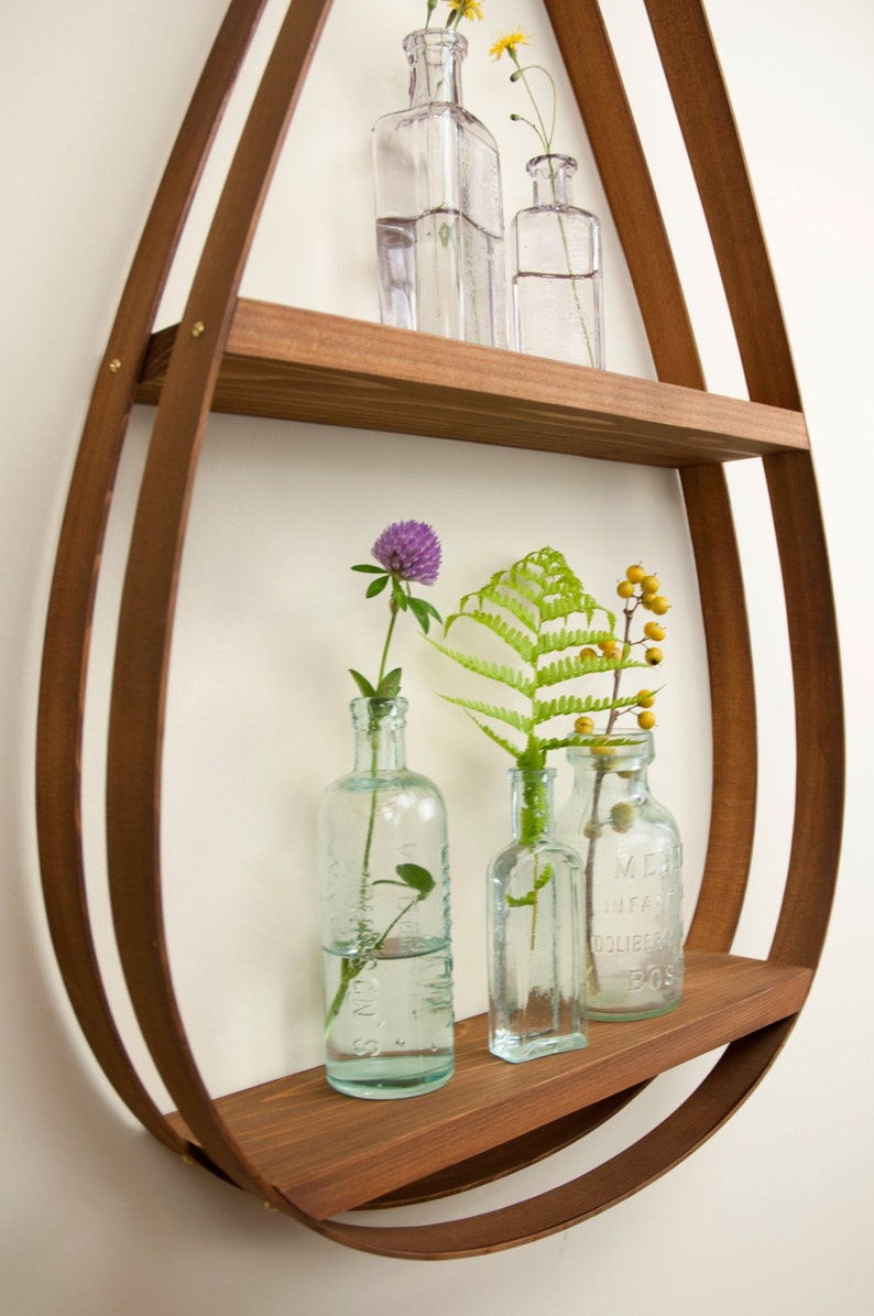 Mid Century Teardrop Shelf Mid Century modern Mid century Etsy