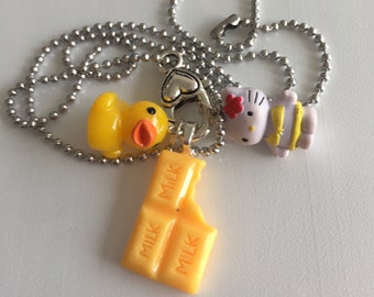 3 CHARM NECKLACE + free gift