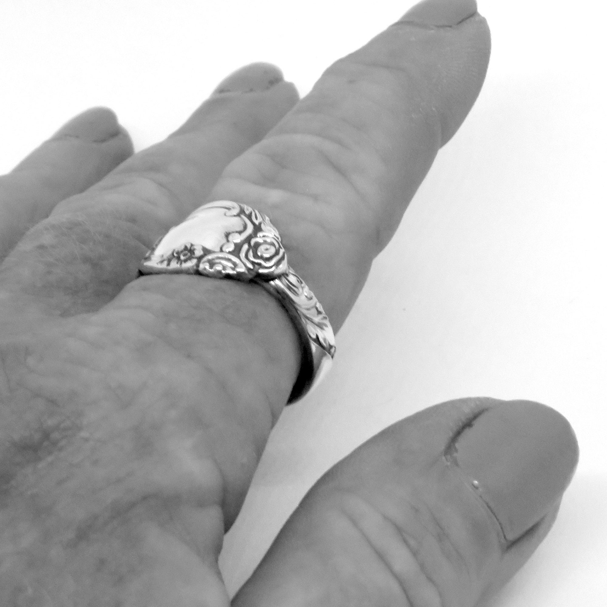 Classic Silver Spoon Ring Timeless Ballad Silver Spoon Ring Etsy Canada