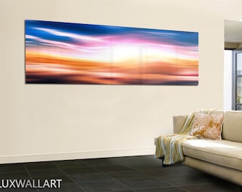 Panorámica Moderna Contemporánea HD Metal Wall Art