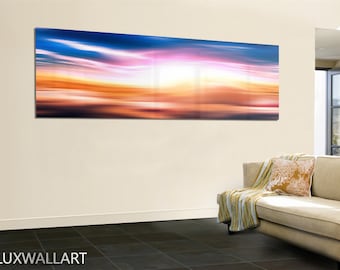 Panoramic Modern Contemporary HD Metal Wall Art