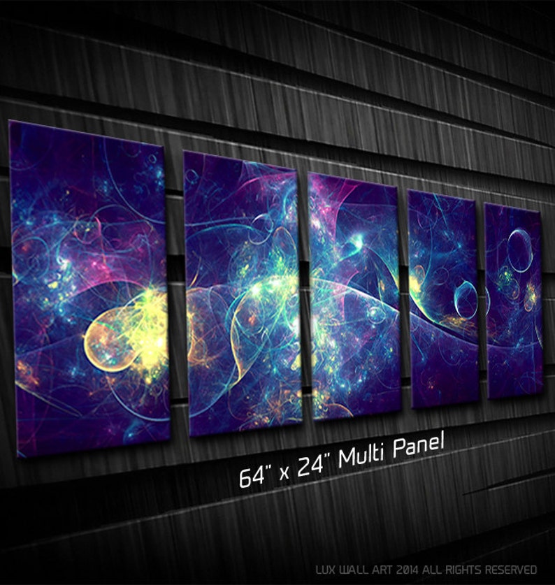 Metal Wall Art Cosmos image 1