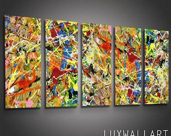 Metal Wall Art Home Decor Sculpture Pollock 6