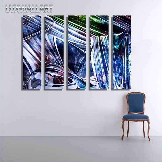 Glossy Huge Wall Art on Aluminum Panels Etsy