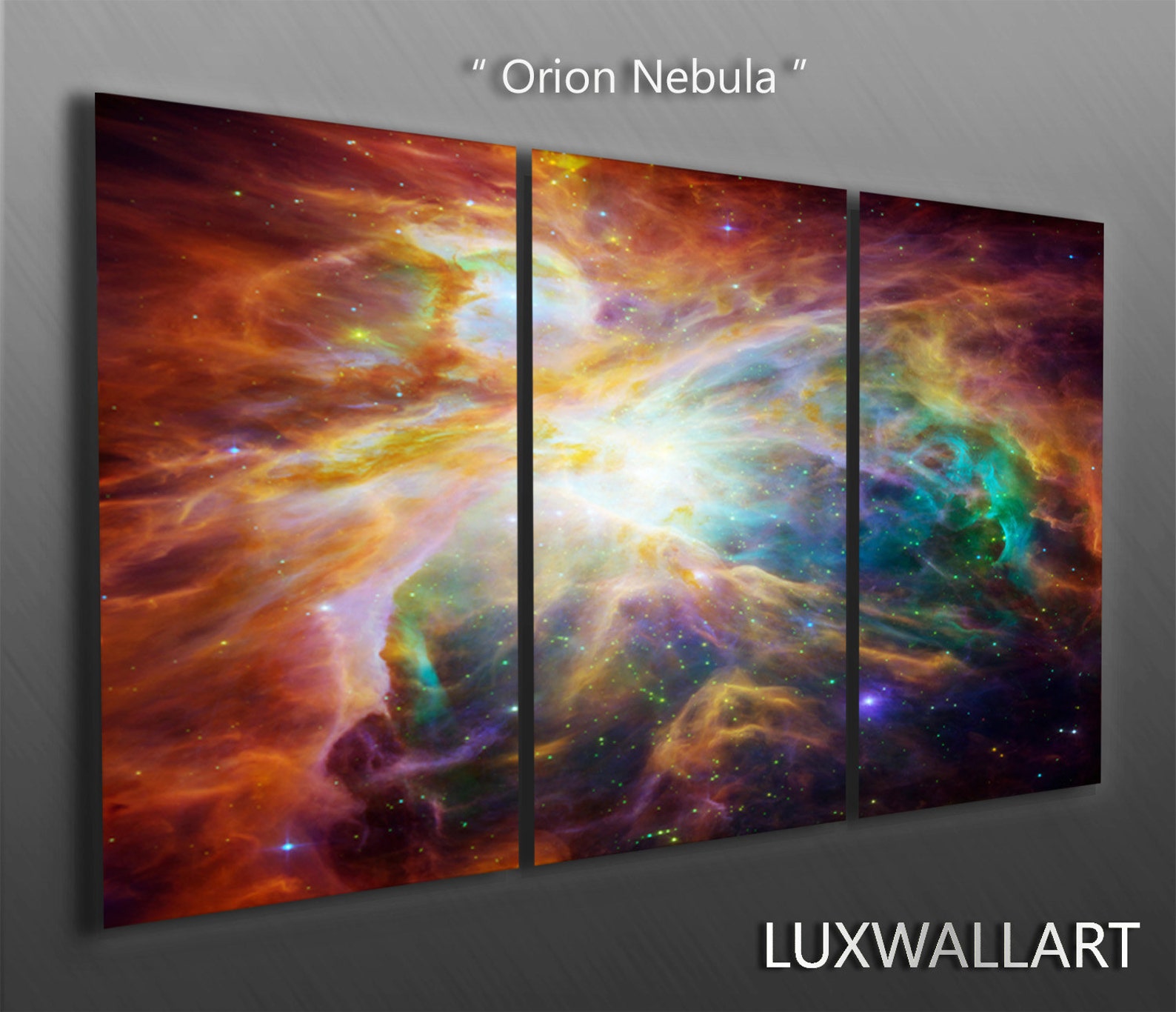 Space Wall Art Orion Nebula Ready to Hang Framed Space Art Etsy