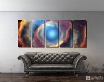 Helix Nebula Wall Art Metal Print Decor Ready to Hang