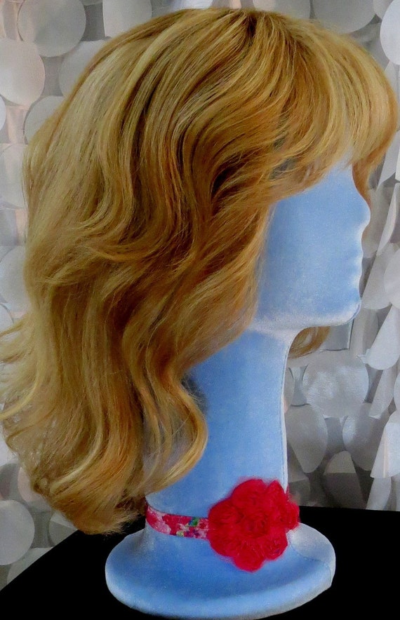 COVER for Styrofoam Wig Head. Contoured Stretch Velvet Fabric COVER, Made  in USA Styrofoam Wig Head Not Included 