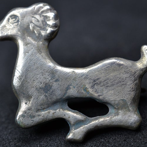 Roman shops Solid Silver Zoomorphic Brooch Fibula Museum Quality Reproduction, Copy, Historical Copy, Reproduction
