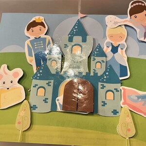 Princess Prince Cinderella Castle Pretend Play Mat Activity | INSTANT DOWNLOAD | Kids Magic Fairy Godmother Glass Slipper | Matching Game