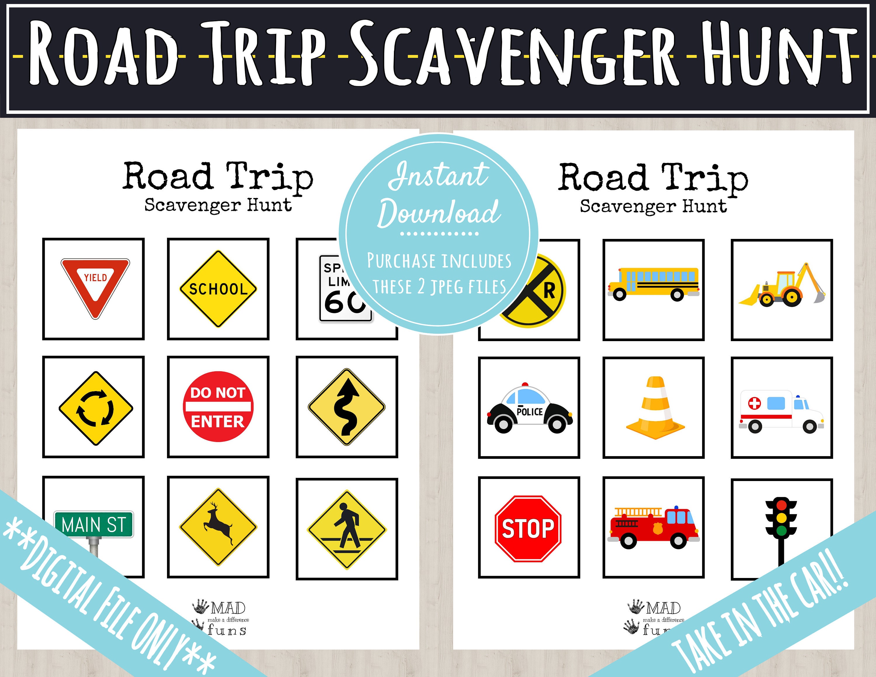 uk road trip scavenger hunt