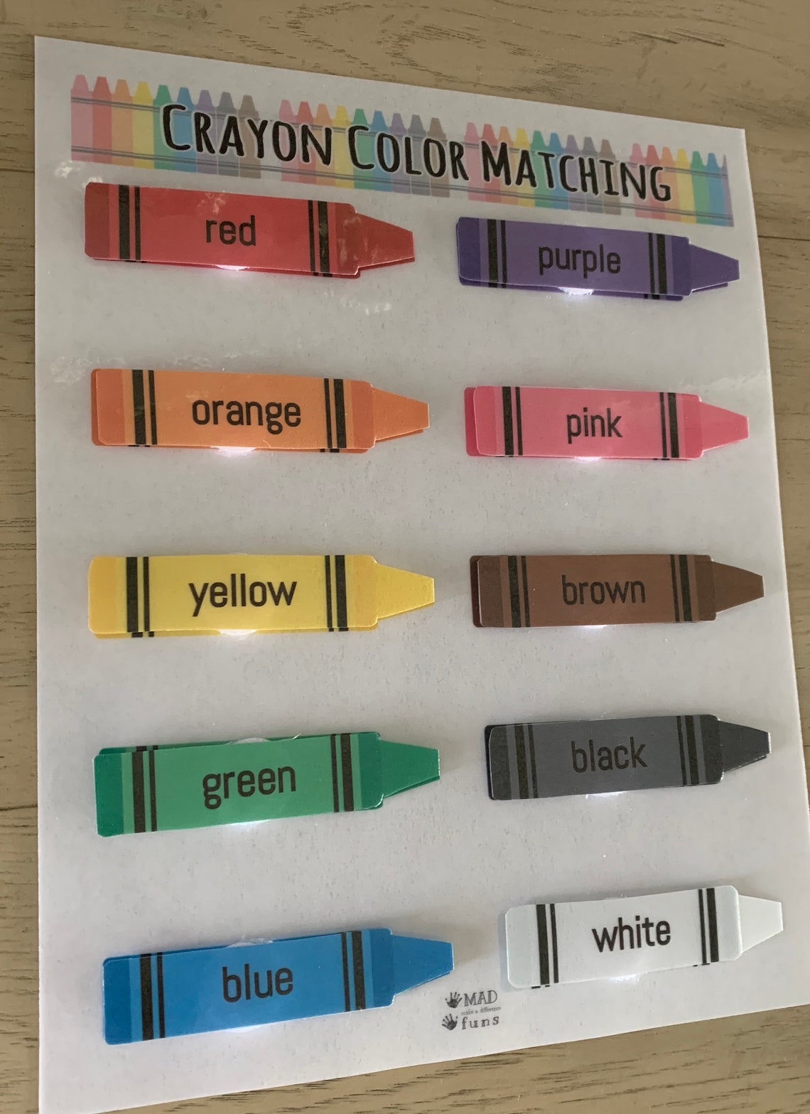 color-matching-crayon-activity-instant-printable-download-etsy