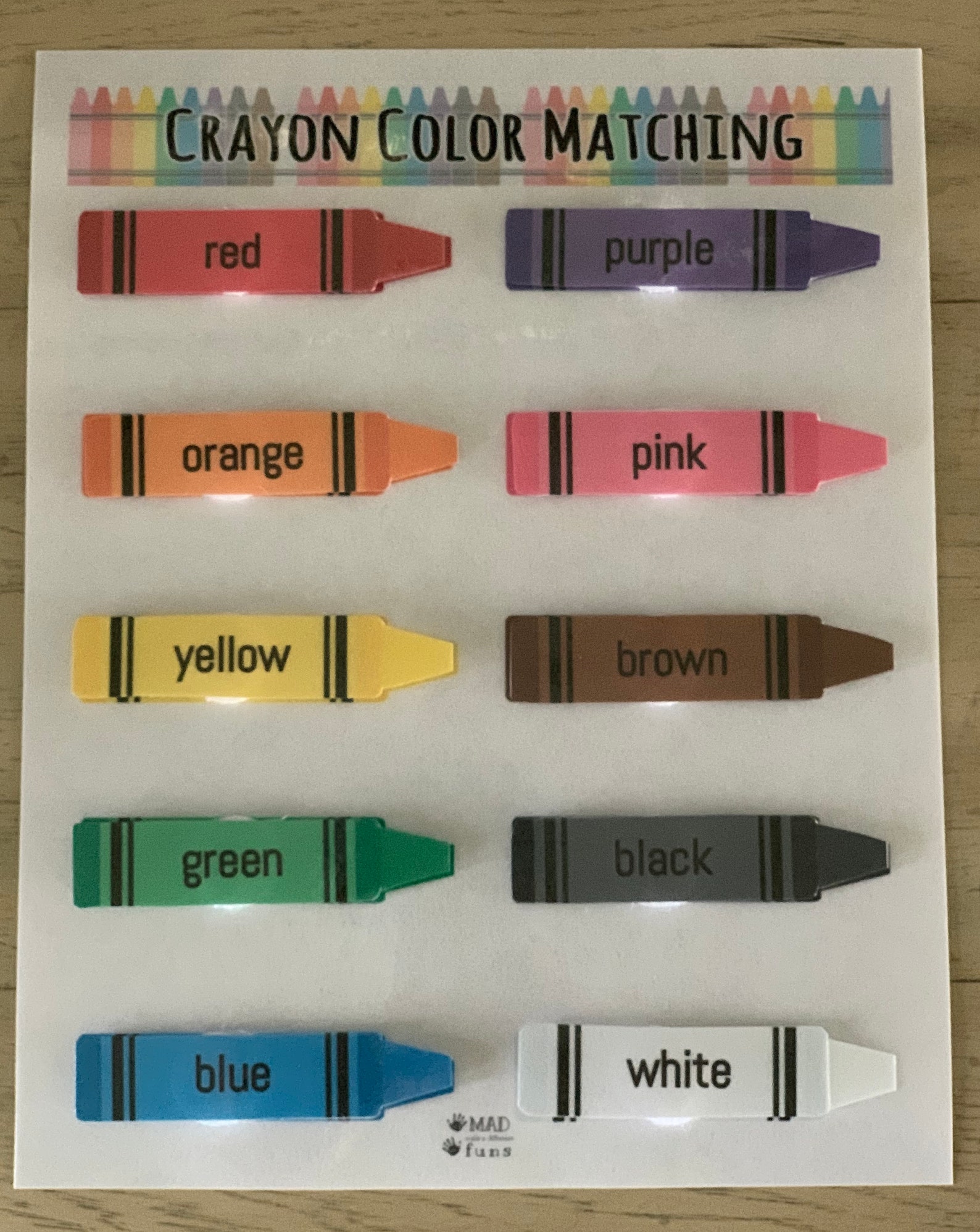 color-matching-crayon-activity-instant-printable-download-etsy