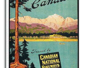 Vintage Canada Poster Travel Print Art Gift Hanging Wall Decor xr569