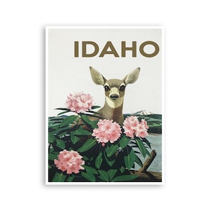 Idaho Travel Art Northwest Poster Print xr3983