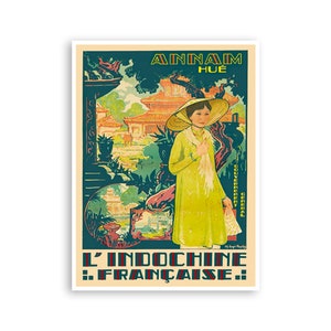 Vintage Hue Vietnam Print Travel Poster Vietnamese Art Wall Decor XR4128