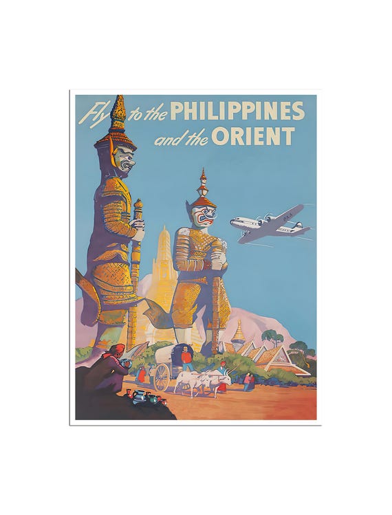 Philippines Art Vintage Travel Poster Retro Home Decor Print xr956