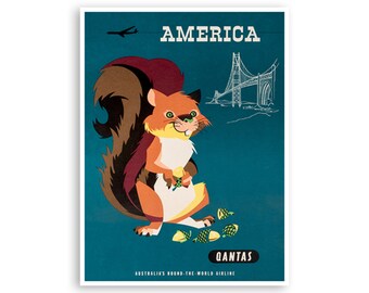 See America Poster Print Vintage Travel Art Retro Home Decor xr2227