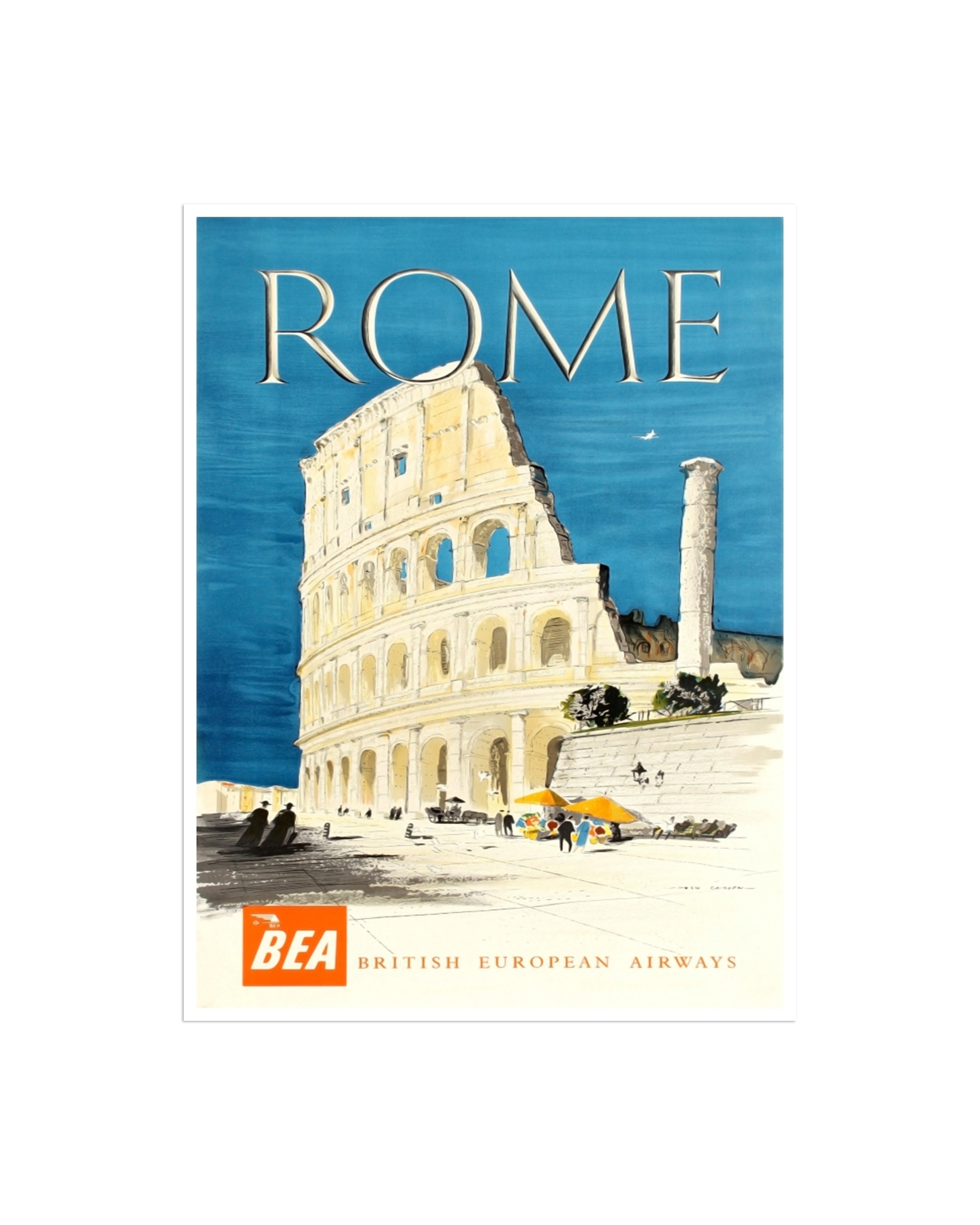 Art & Collectibles Rome Wall Art Travel Poster Print Hanging Wall Decor