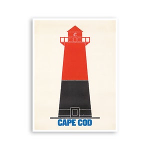 Cape Cod Art Vintage Travel Poster Massachusetts Print Gift  xr4397