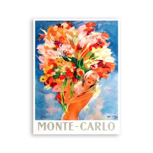 Monte Carlo Art Monaco Travel Poster Print xr3111a