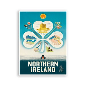 Ireland Art Poster Travel Print Irish Gift Hanging Wall Decor xr3101a