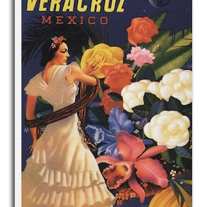 Veracruz Mexico Travel Art Canvas Print Wall Decor xr666