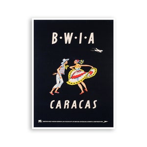 Caracas Print Venezuela Art Venezuelan Travel Poster xr3299a