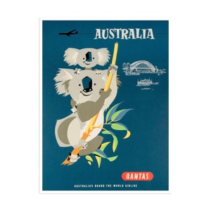 Australia Vintage Travel Poster Art Retro Home Decor Print xr1935