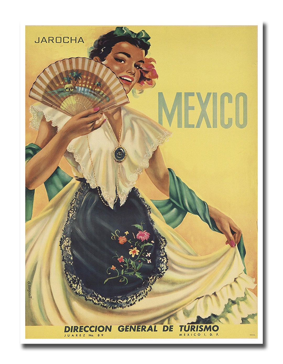 Poster Targa In Metallo Vintage Michoacán Mexico - 20x30 Cm - Cartello Decorativo Per Parete