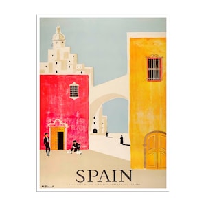 Spain Vintage Travel Poster Print Canvas Art Hanging Wall Decor xr2791