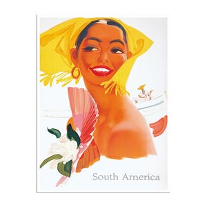 South America Poster Print Vintage Travel Art Retro Home Decor xr3140