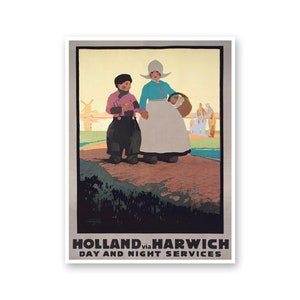 Holland Art Travel Poster Netherlands Print xr3118a