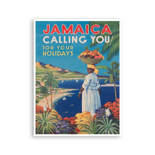 Jamaica Poster Etsy