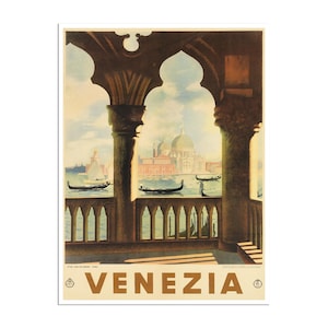 Venice Travel Poster Italy Art Italian Print  xr653a