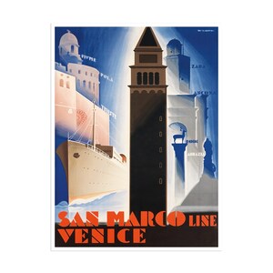 Venice Painting Italy Travel Poster Italian Art Print xr2128a