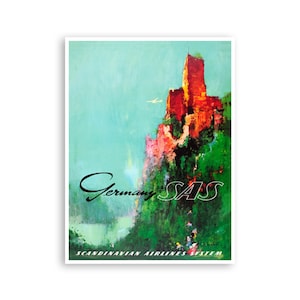 Germany Painting German Art Print SAS Travel Poster xr3662a