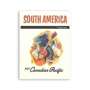 South America Art Print Canadian Pacific Travel Poster xr2935a