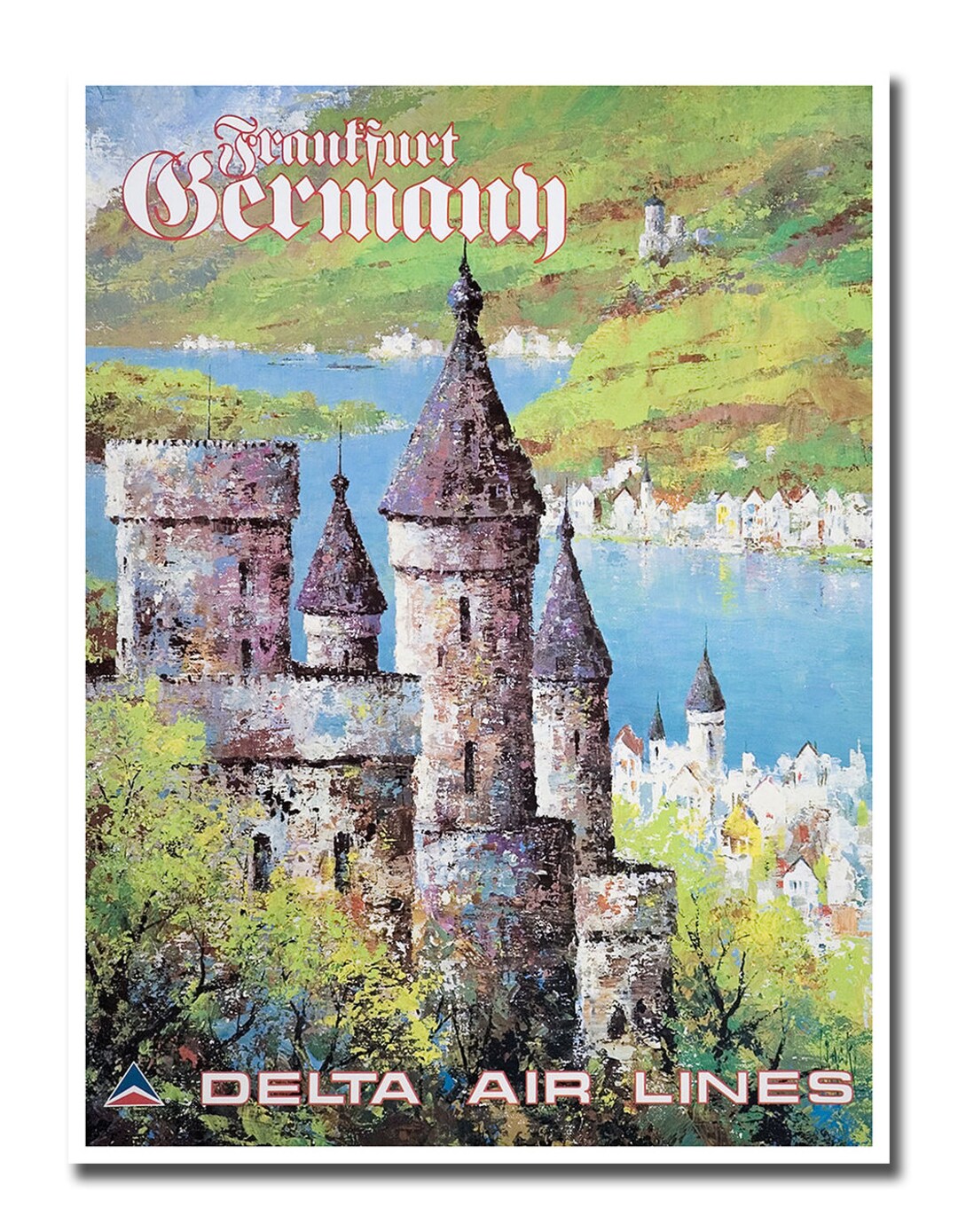 German Art Germany Travel Poster Print Gift Hanging Wall Decor Xr563 Etsy