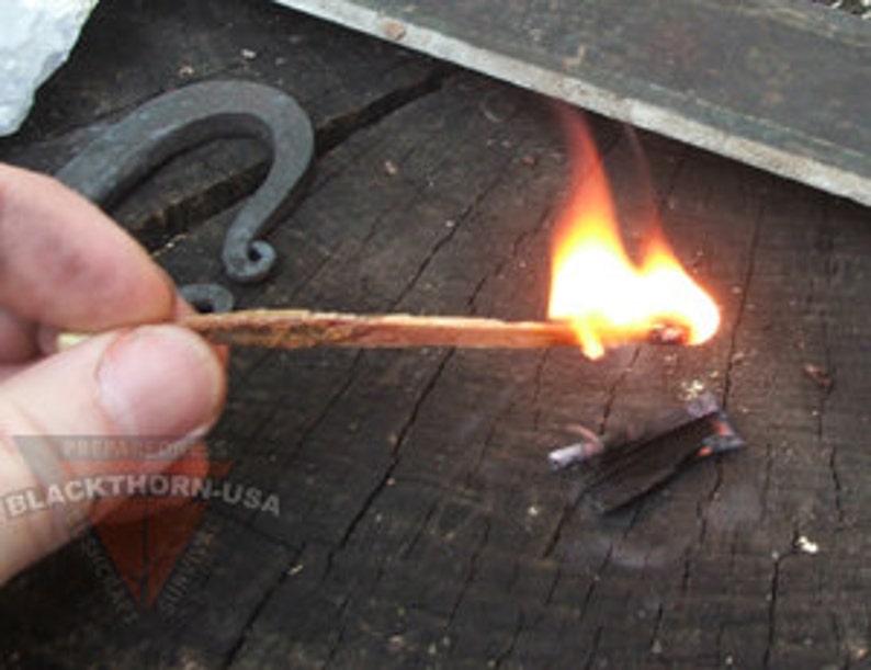 Brimstone Matches for Flint and Steel Etsy