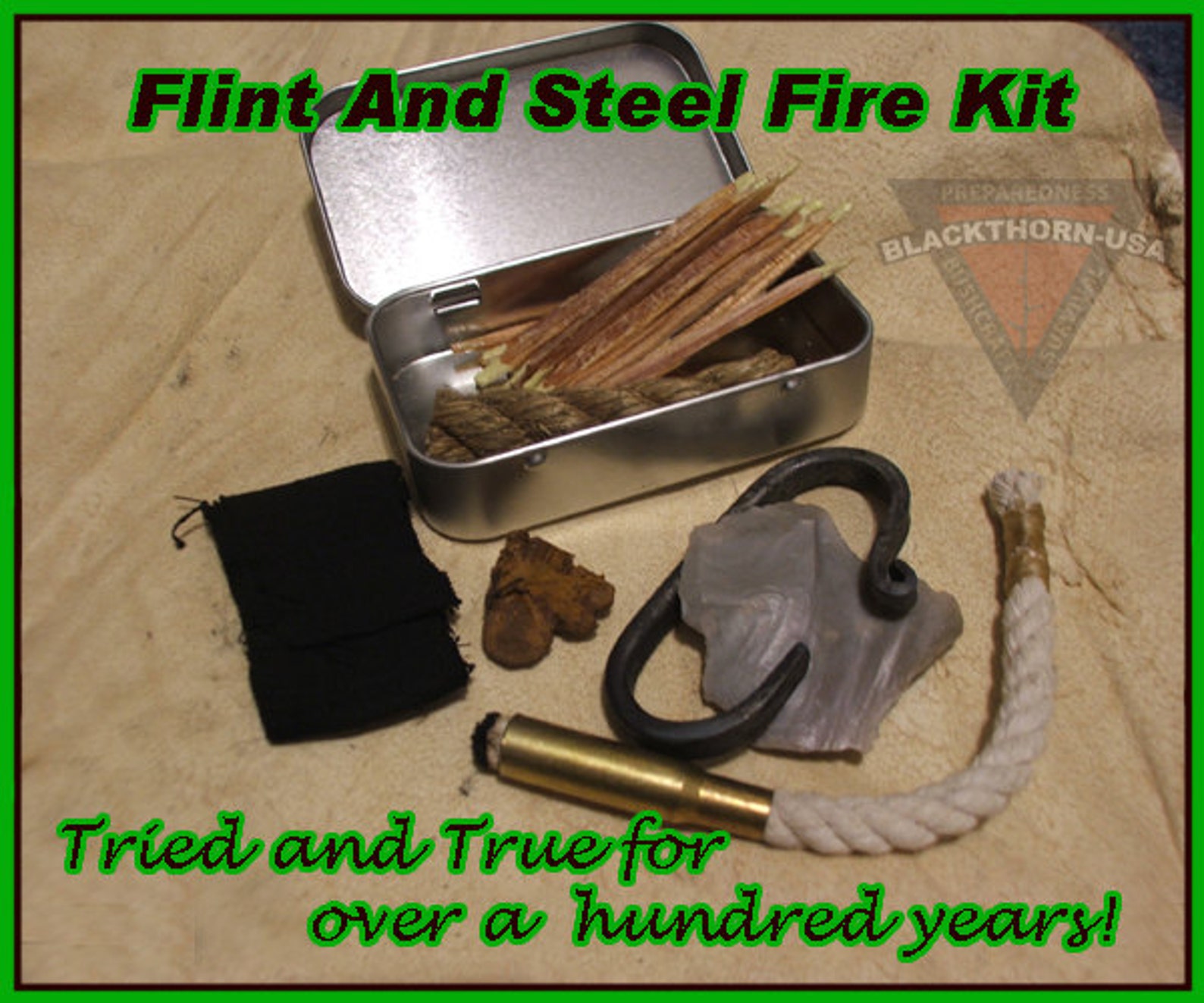 Primitive Flint and Steel Fire Kit - Etsy