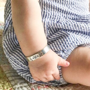 Personalized Baby Bracelet • Monogram Baby Bracelet • Custom Bracelet for Babies • Unique Baby Shower Gift • Christening Gift for Baby