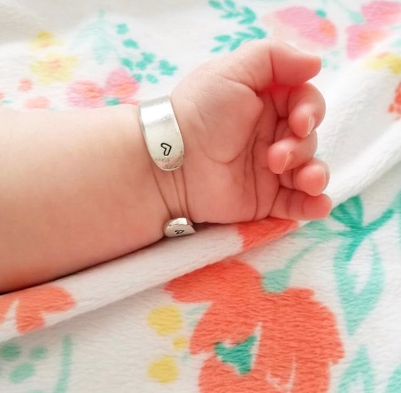 Baby Bracelet baby cuff custom bracelet for infant unique Etsy